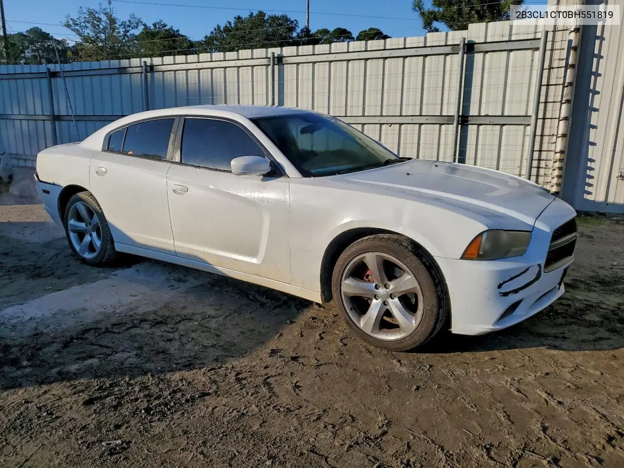 2B3CL1CT0BH551819 2011 Dodge Charger Police