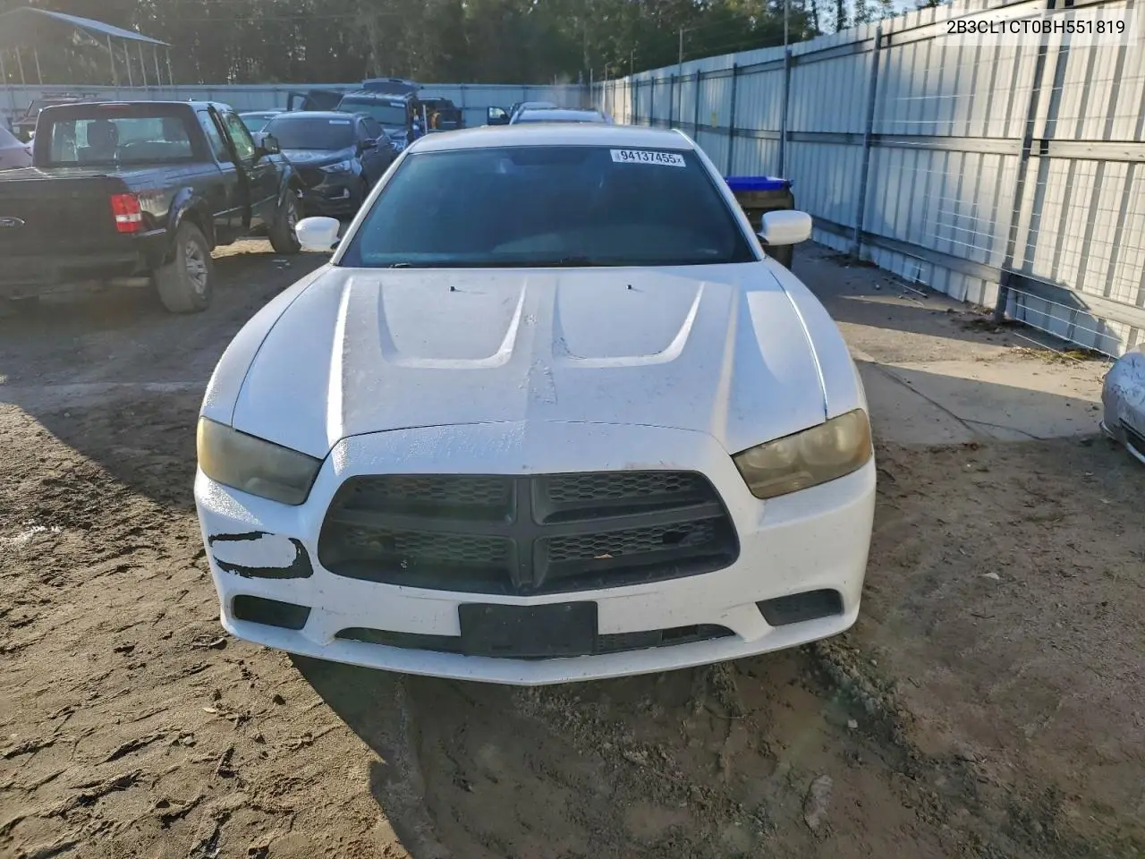 2B3CL1CT0BH551819 2011 Dodge Charger Police