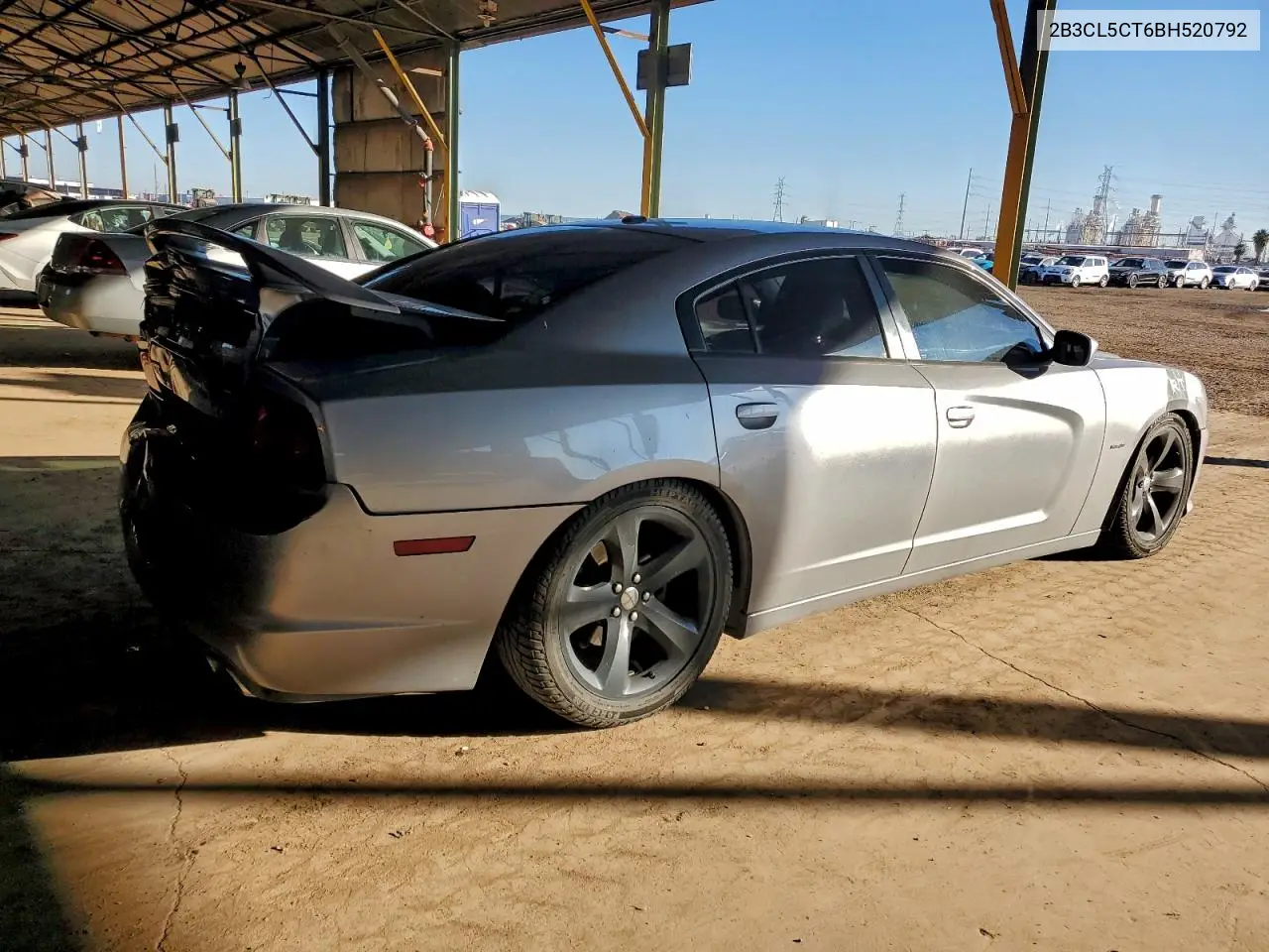 2B3CL5CT6BH520792 2011 Dodge Charger R/T