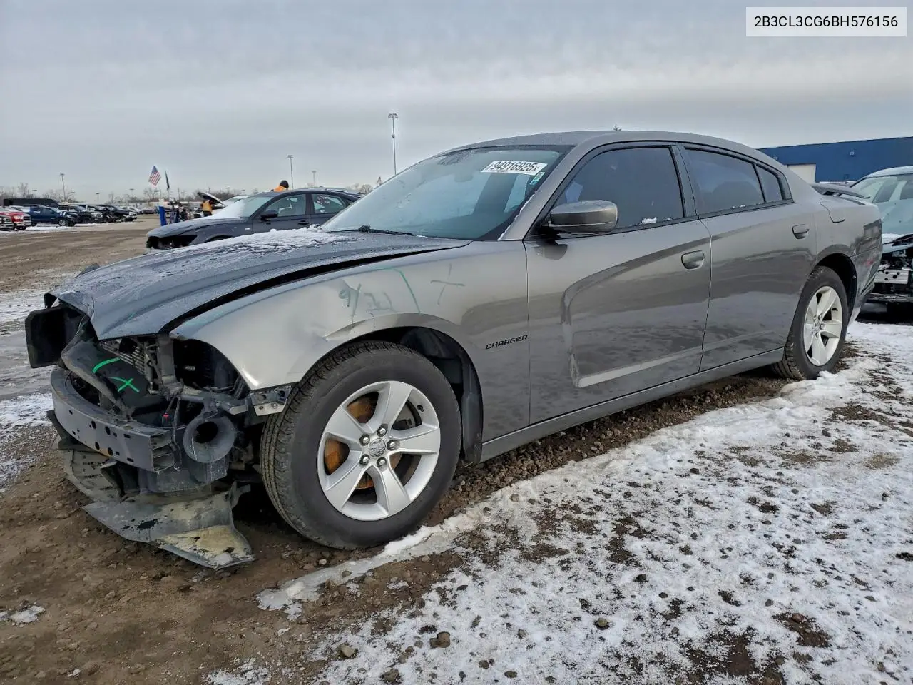 2B3CL3CG6BH576156 2011 Dodge Charger