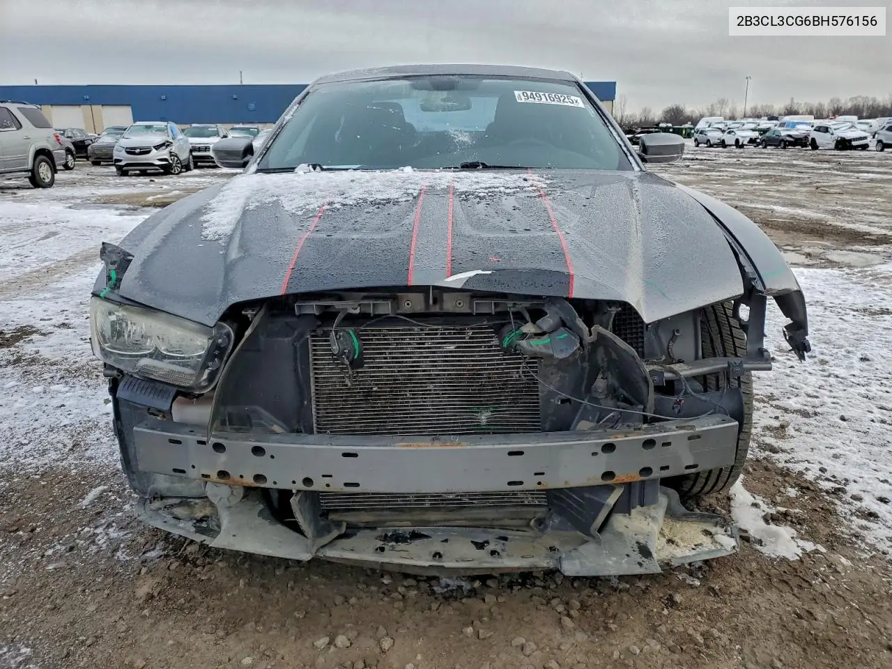 2B3CL3CG6BH576156 2011 Dodge Charger