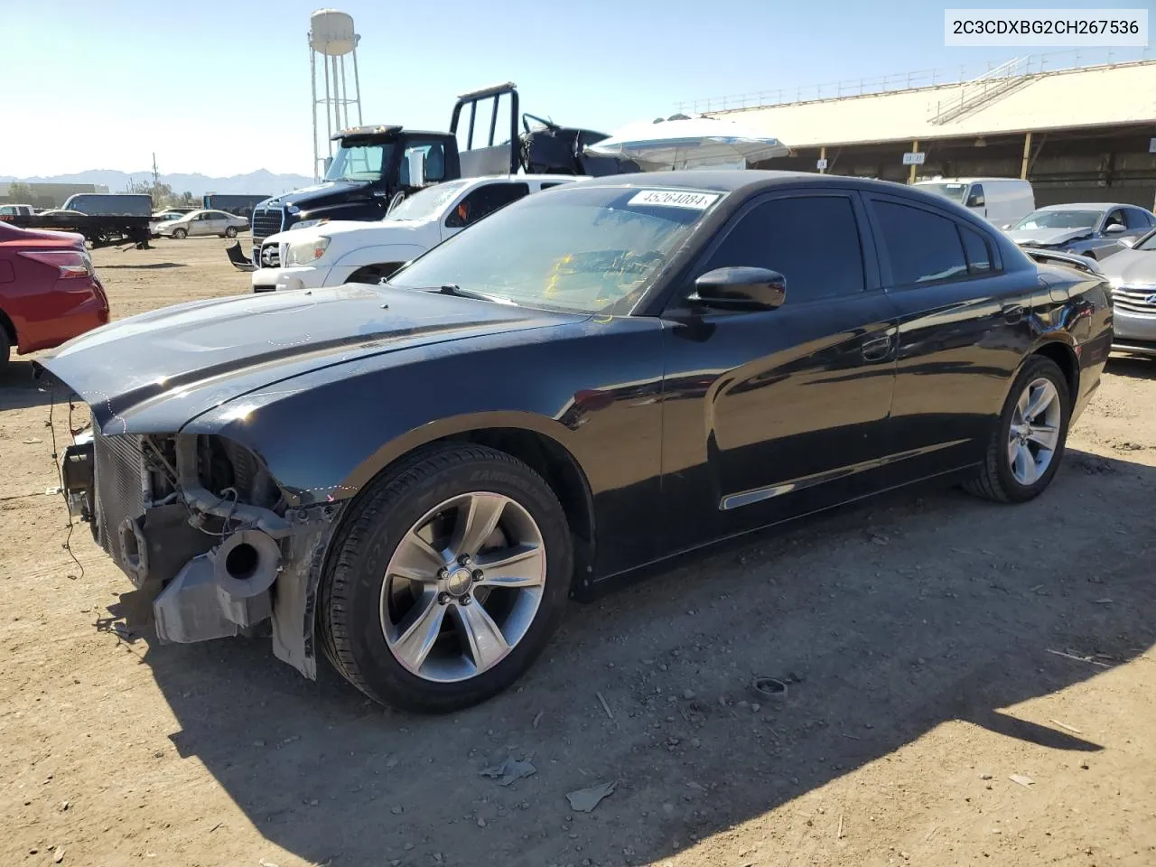 2012 Dodge Charger Se VIN: 2C3CDXBG2CH267536 Lot: 45264084