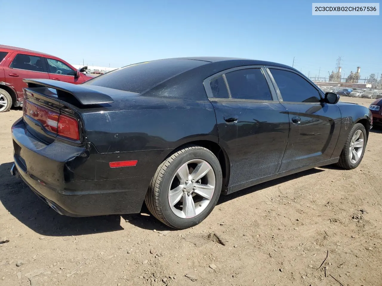 2012 Dodge Charger Se VIN: 2C3CDXBG2CH267536 Lot: 45264084