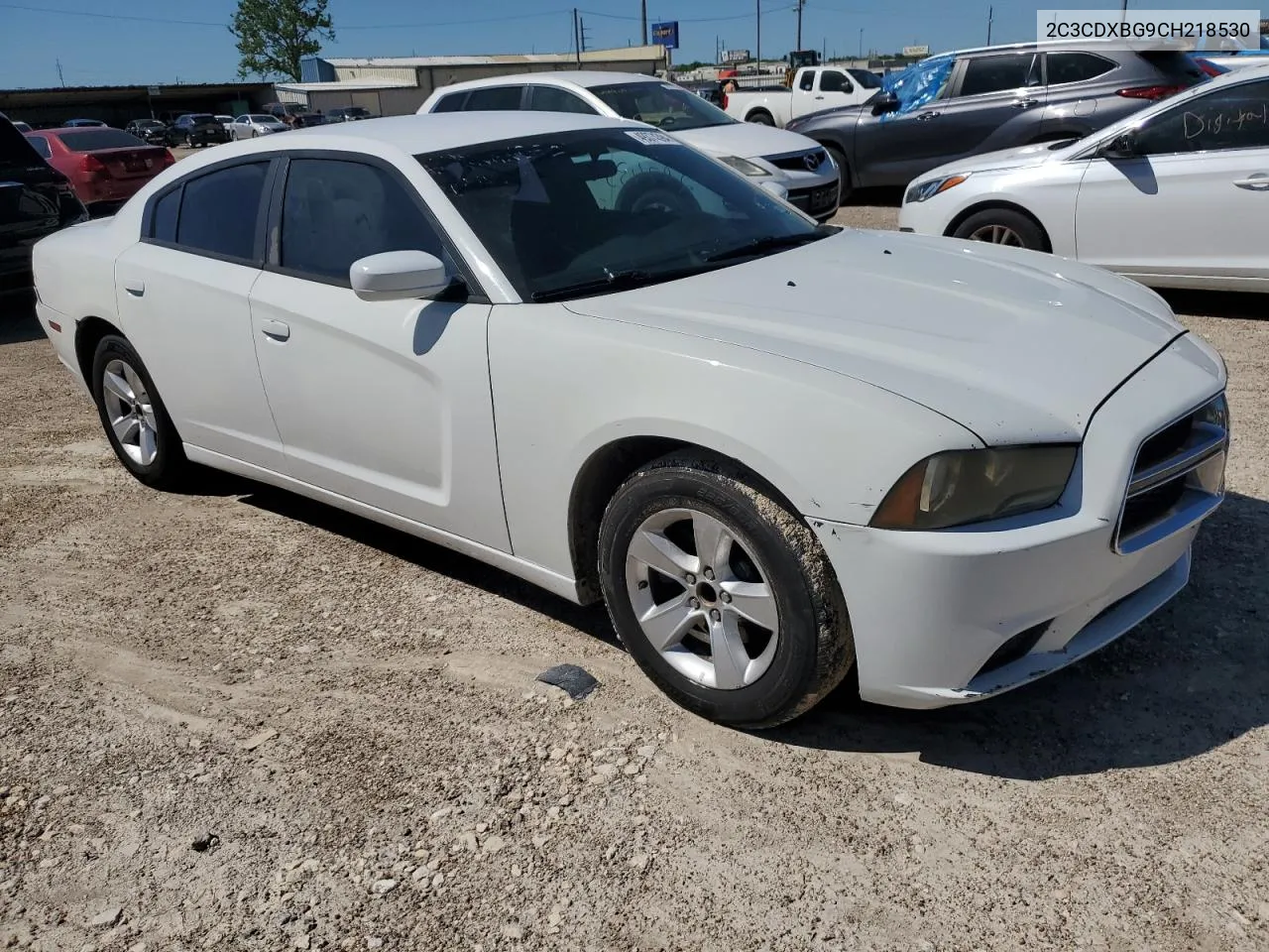 2012 Dodge Charger Se VIN: 2C3CDXBG9CH218530 Lot: 49374394