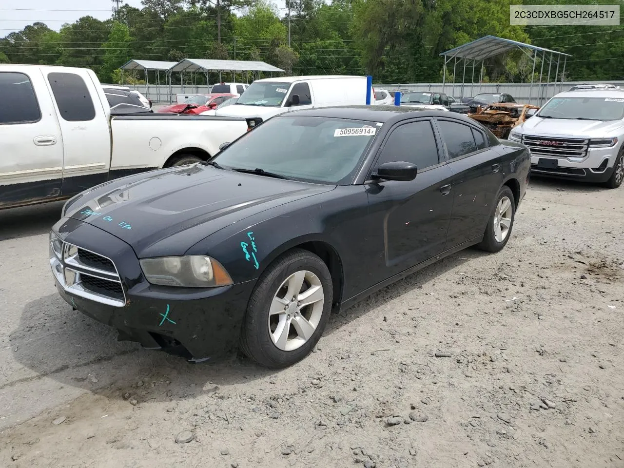 2012 Dodge Charger Se VIN: 2C3CDXBG5CH264517 Lot: 50956914