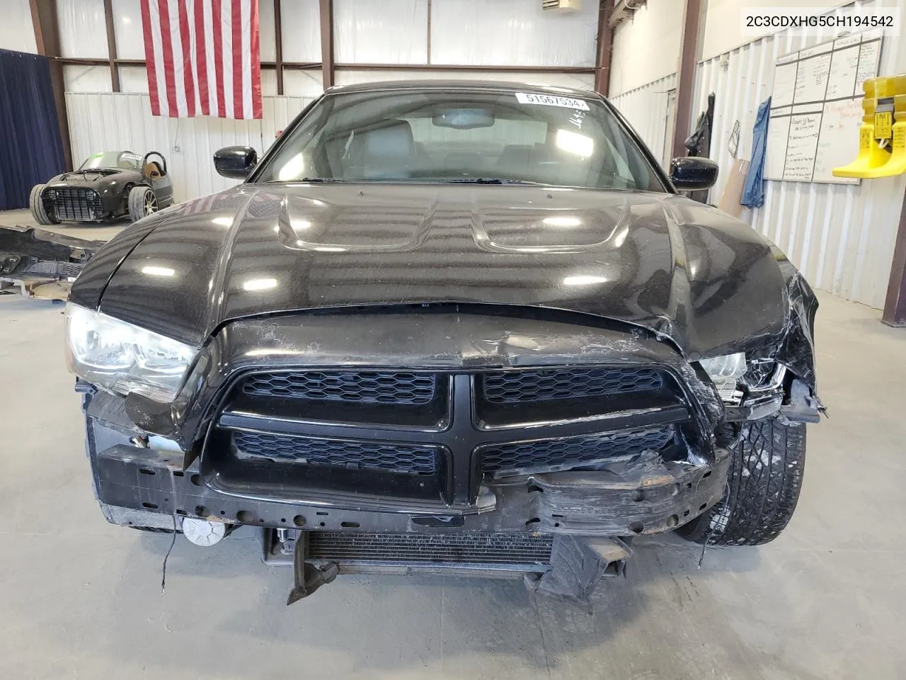 2C3CDXHG5CH194542 2012 Dodge Charger Sxt