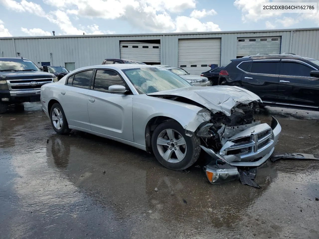 2012 Dodge Charger Se VIN: 2C3CDXBG4CH162786 Lot: 53006734