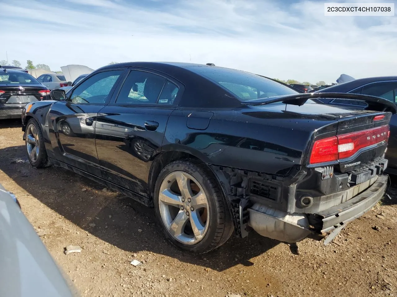 2012 Dodge Charger R/T VIN: 2C3CDXCT4CH107038 Lot: 53072894