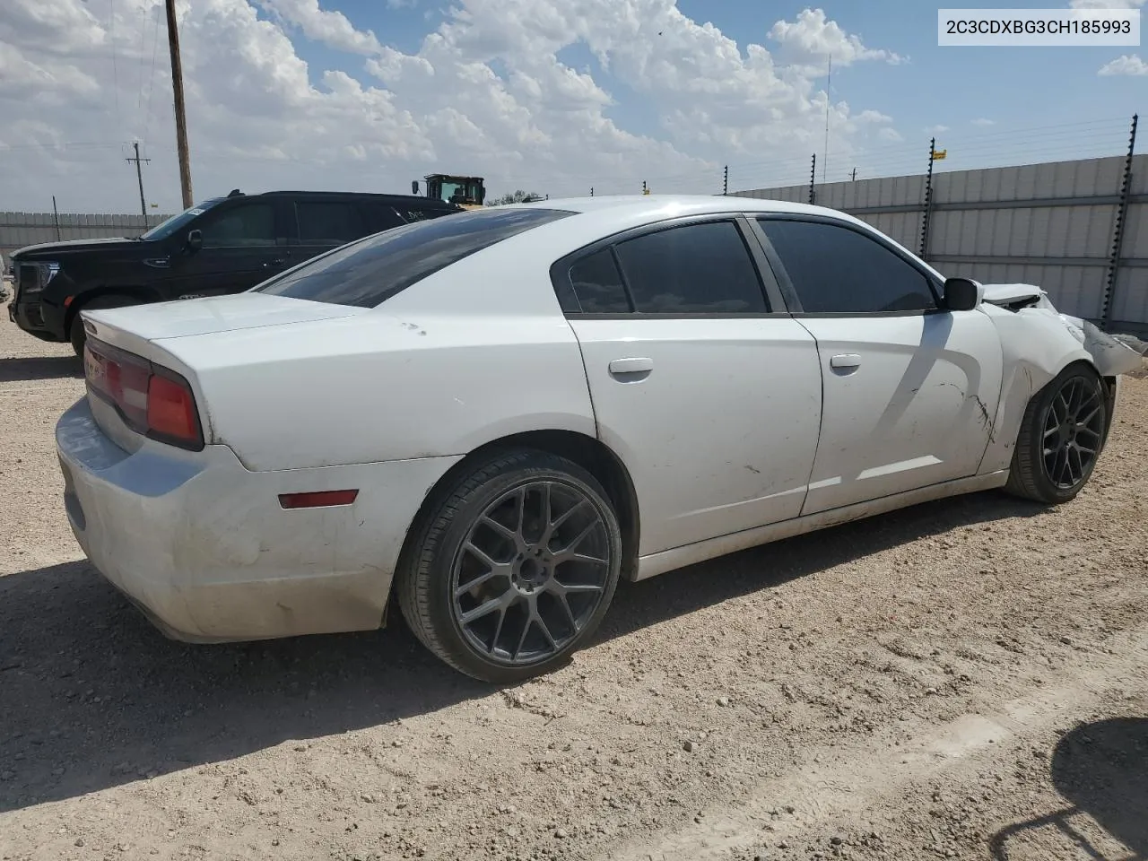 2C3CDXBG3CH185993 2012 Dodge Charger Se