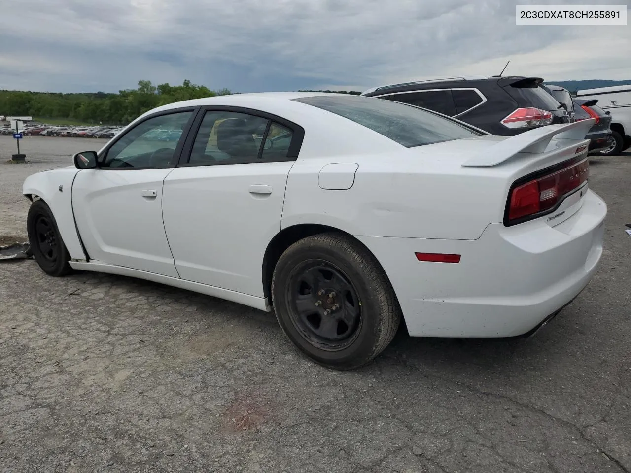 2012 Dodge Charger Police VIN: 2C3CDXAT8CH255891 Lot: 54249154