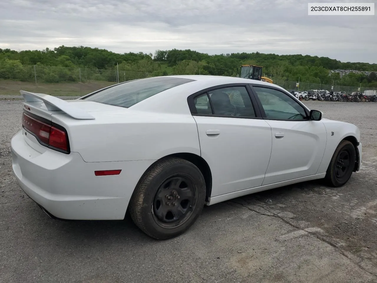 2012 Dodge Charger Police VIN: 2C3CDXAT8CH255891 Lot: 54249154