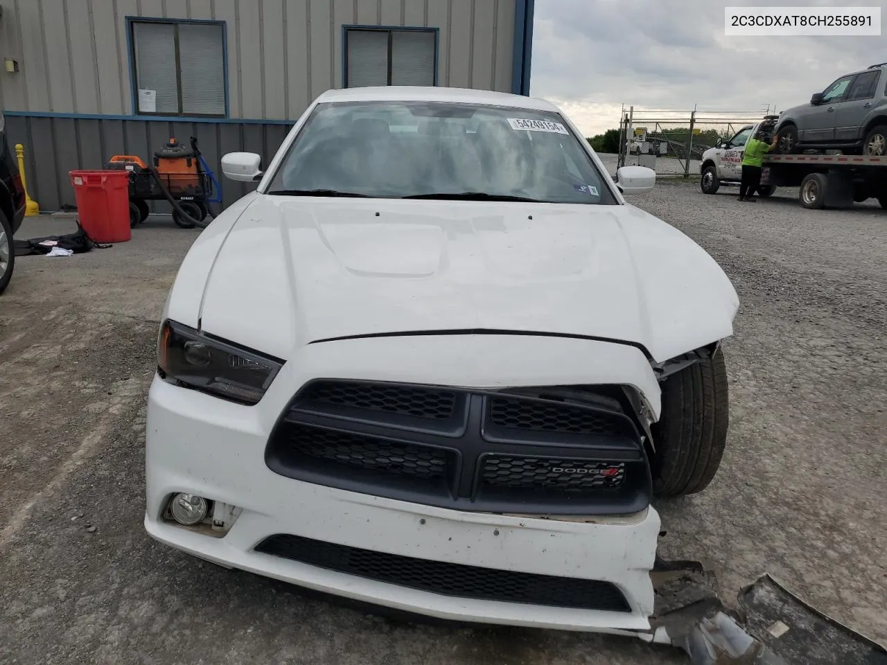 2012 Dodge Charger Police VIN: 2C3CDXAT8CH255891 Lot: 54249154