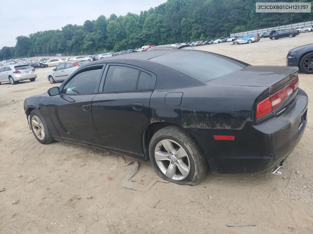 2012 Dodge Charger Se VIN: 2C3CDXBG1CH121757 Lot: 54536684