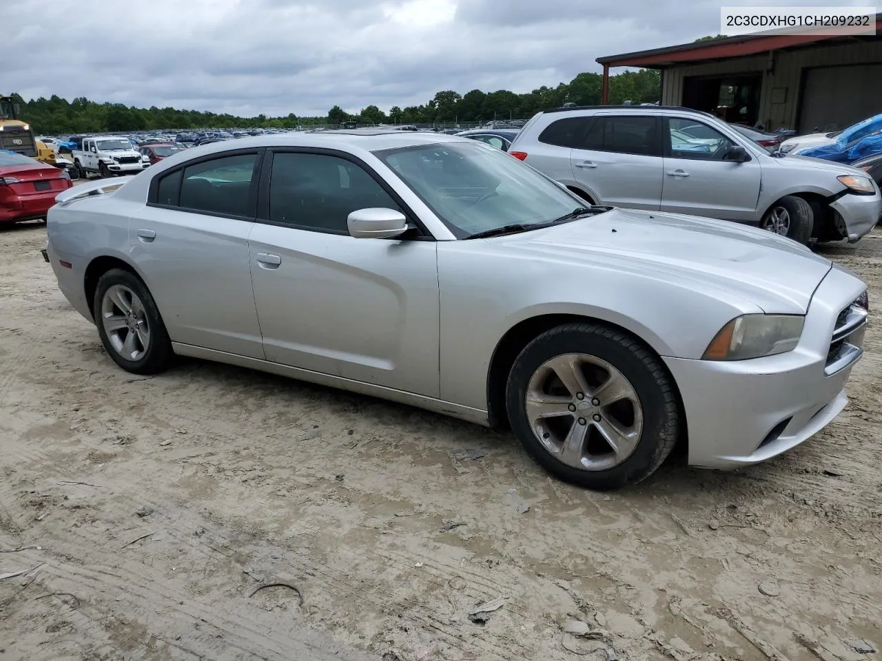 2012 Dodge Charger Sxt VIN: 2C3CDXHG1CH209232 Lot: 55218324