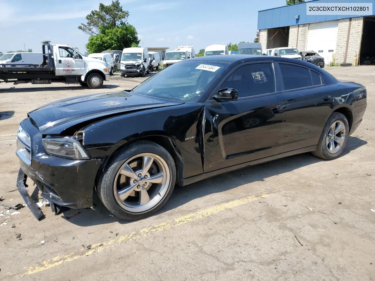 2012 Dodge Charger R/T VIN: 2C3CDXCTXCH102801 Lot: 55441464