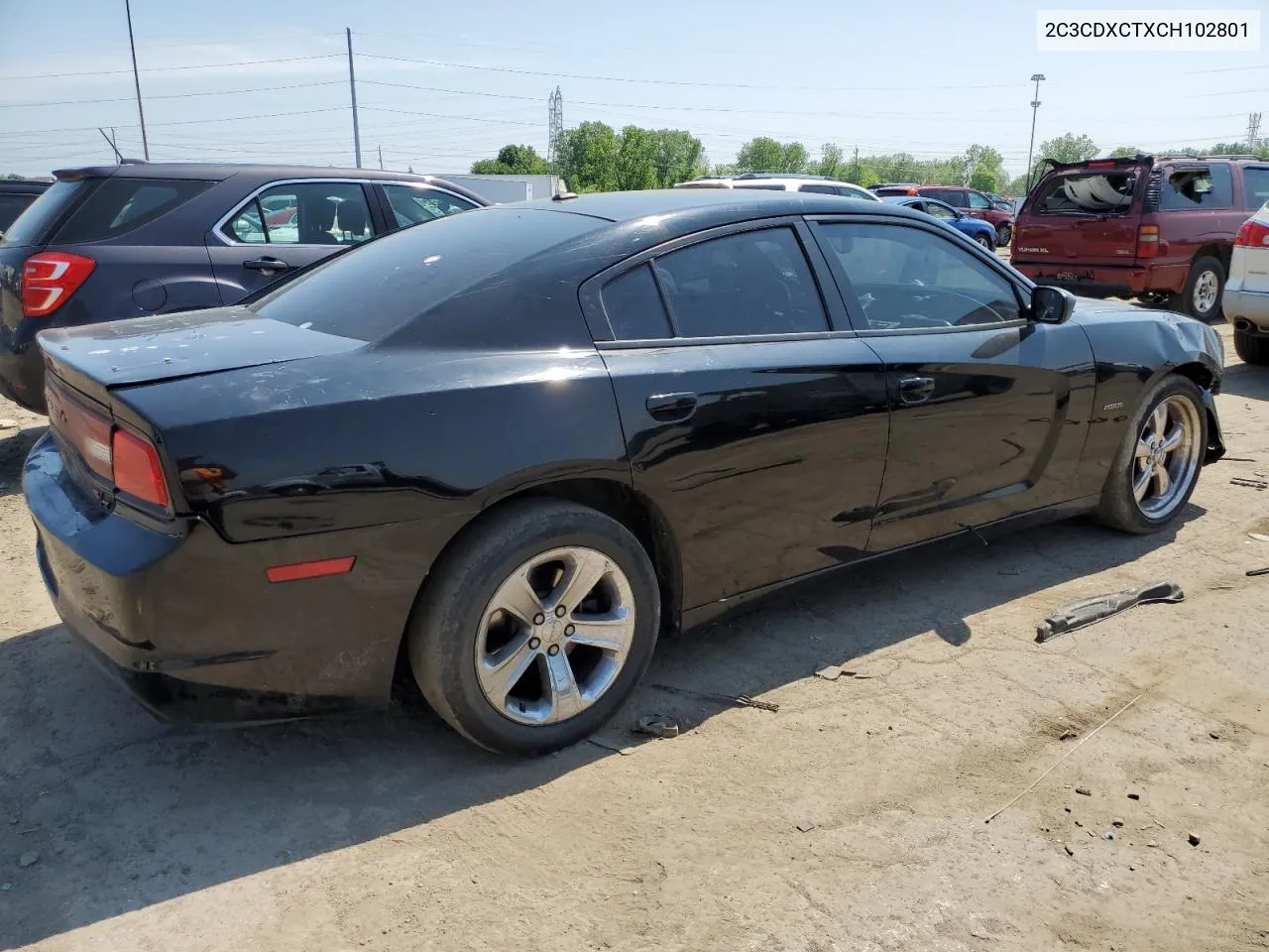 2012 Dodge Charger R/T VIN: 2C3CDXCTXCH102801 Lot: 55441464