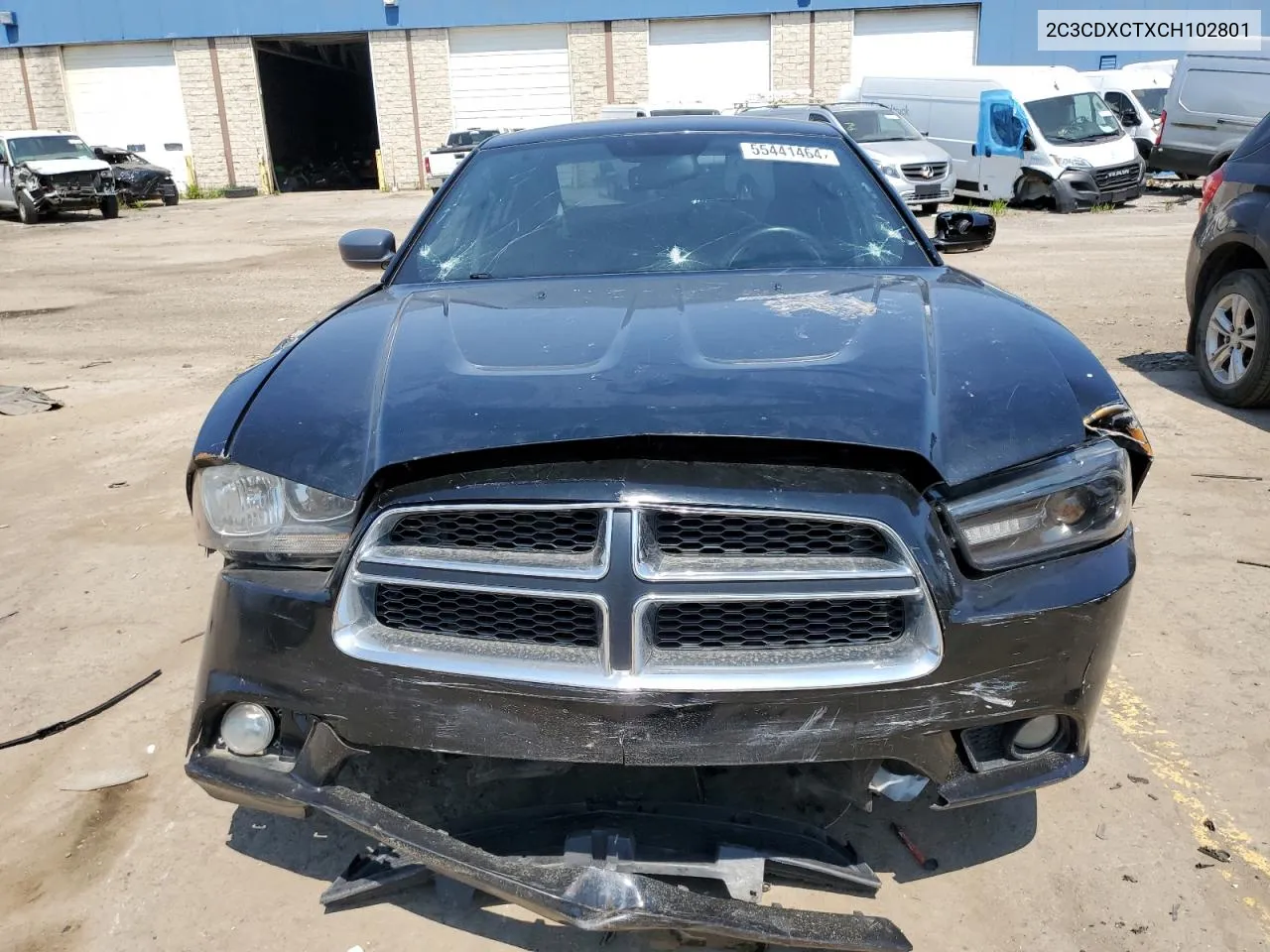 2012 Dodge Charger R/T VIN: 2C3CDXCTXCH102801 Lot: 55441464