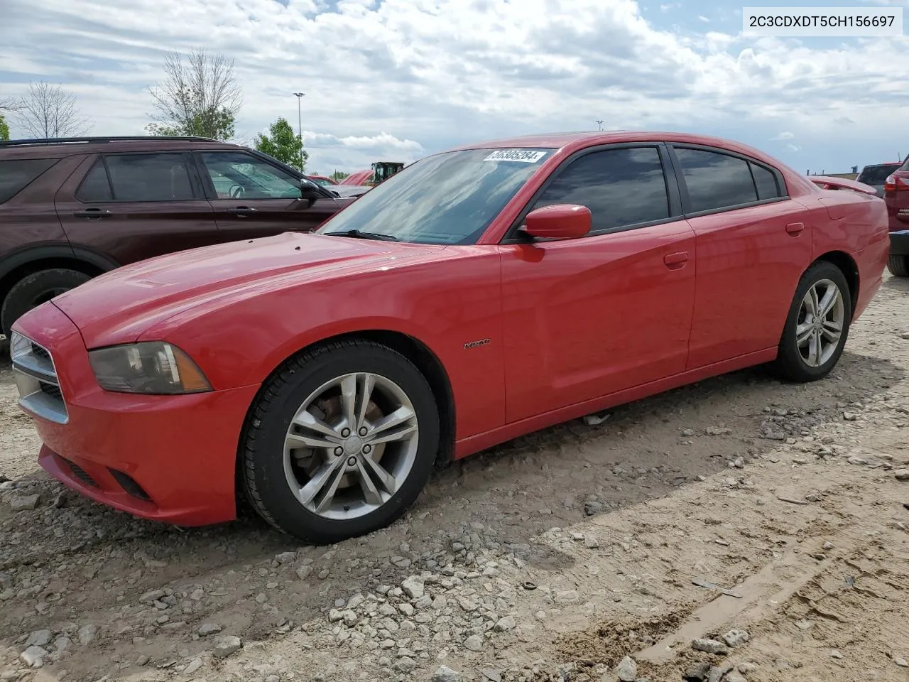 2012 Dodge Charger R/T VIN: 2C3CDXDT5CH156697 Lot: 56305284