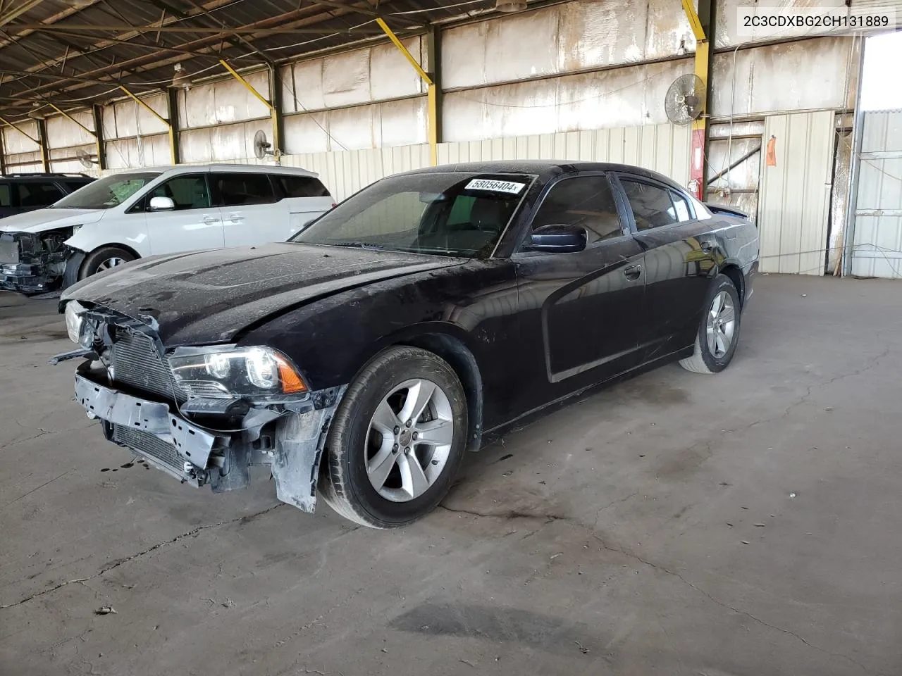 2012 Dodge Charger Se VIN: 2C3CDXBG2CH131889 Lot: 58056404