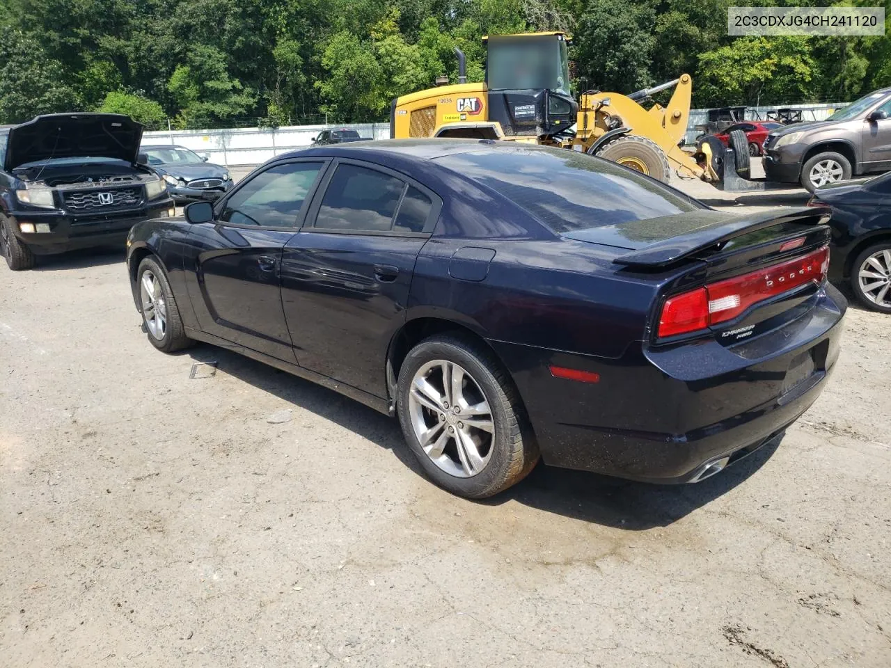 2012 Dodge Charger Sxt VIN: 2C3CDXJG4CH241120 Lot: 61922034