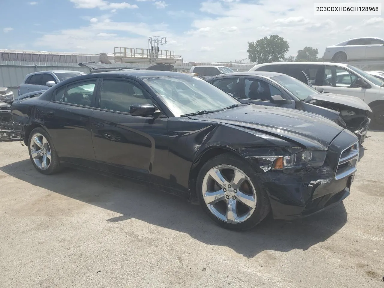 2C3CDXHG6CH128968 2012 Dodge Charger Sxt