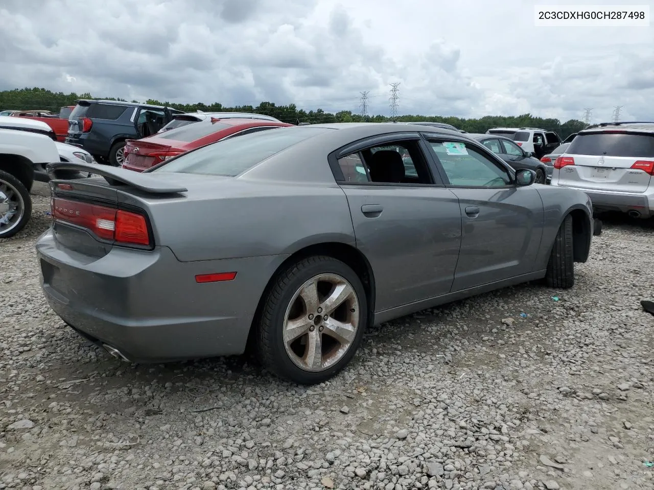 2012 Dodge Charger Sxt VIN: 2C3CDXHG0CH287498 Lot: 64081684