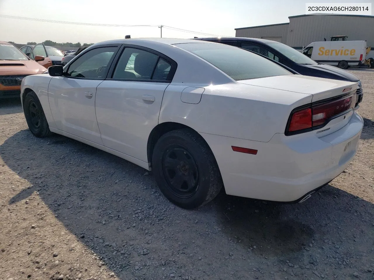 2012 Dodge Charger Police VIN: 2C3CDXAG6CH280114 Lot: 67735584