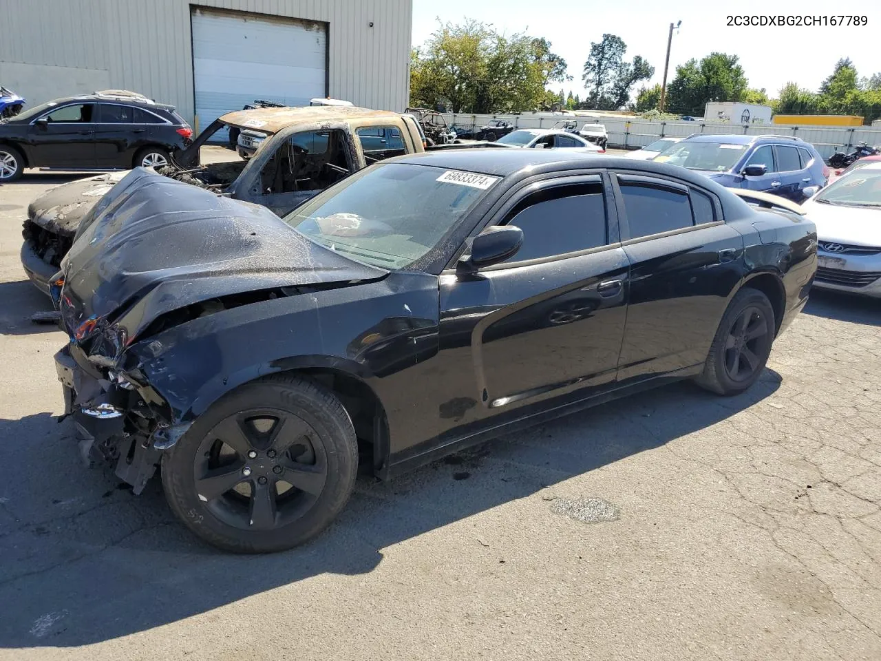 2C3CDXBG2CH167789 2012 Dodge Charger Se