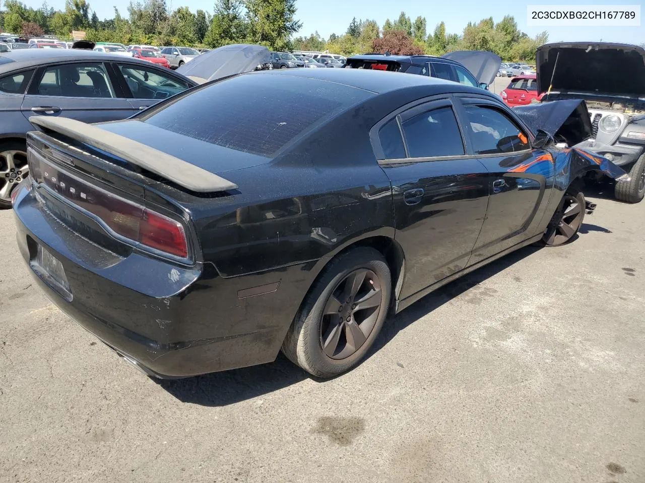 2012 Dodge Charger Se VIN: 2C3CDXBG2CH167789 Lot: 69833374