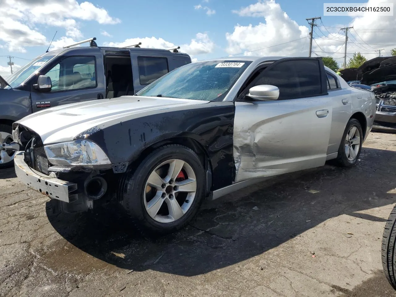 2012 Dodge Charger Se VIN: 2C3CDXBG4CH162500 Lot: 70330704