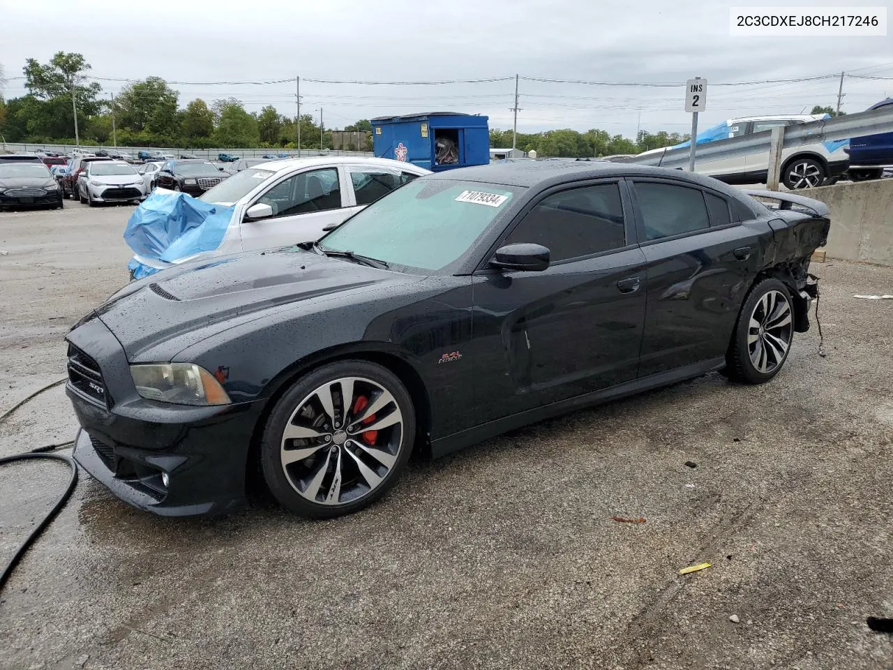 2012 Dodge Charger Srt-8 VIN: 2C3CDXEJ8CH217246 Lot: 71079334