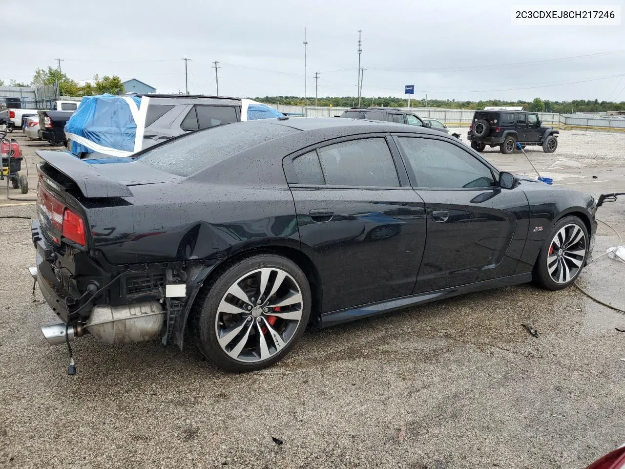 2012 Dodge Charger Srt-8 VIN: 2C3CDXEJ8CH217246 Lot: 71079334