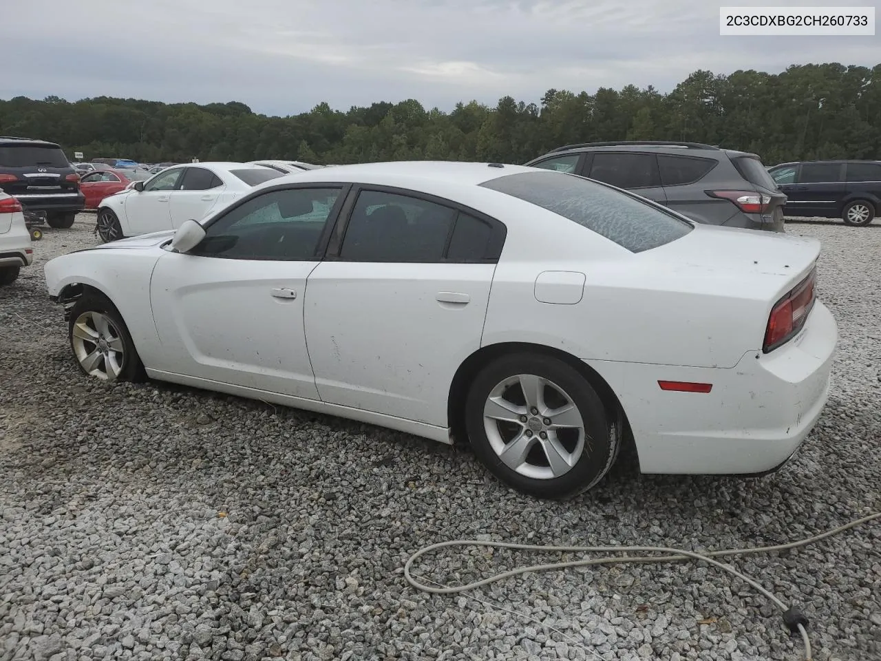 2012 Dodge Charger Se VIN: 2C3CDXBG2CH260733 Lot: 71080674