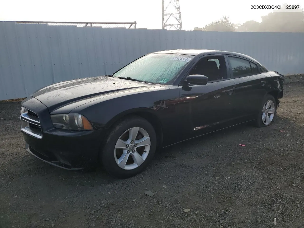 2012 Dodge Charger Se VIN: 2C3CDXBG4CH125897 Lot: 71204264