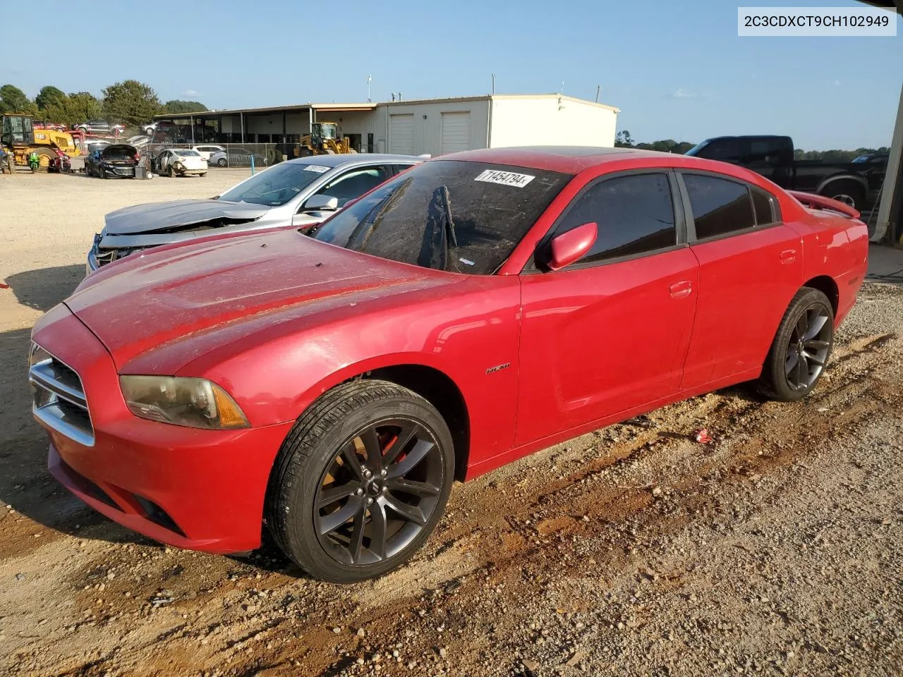 2012 Dodge Charger R/T VIN: 2C3CDXCT9CH102949 Lot: 71454794