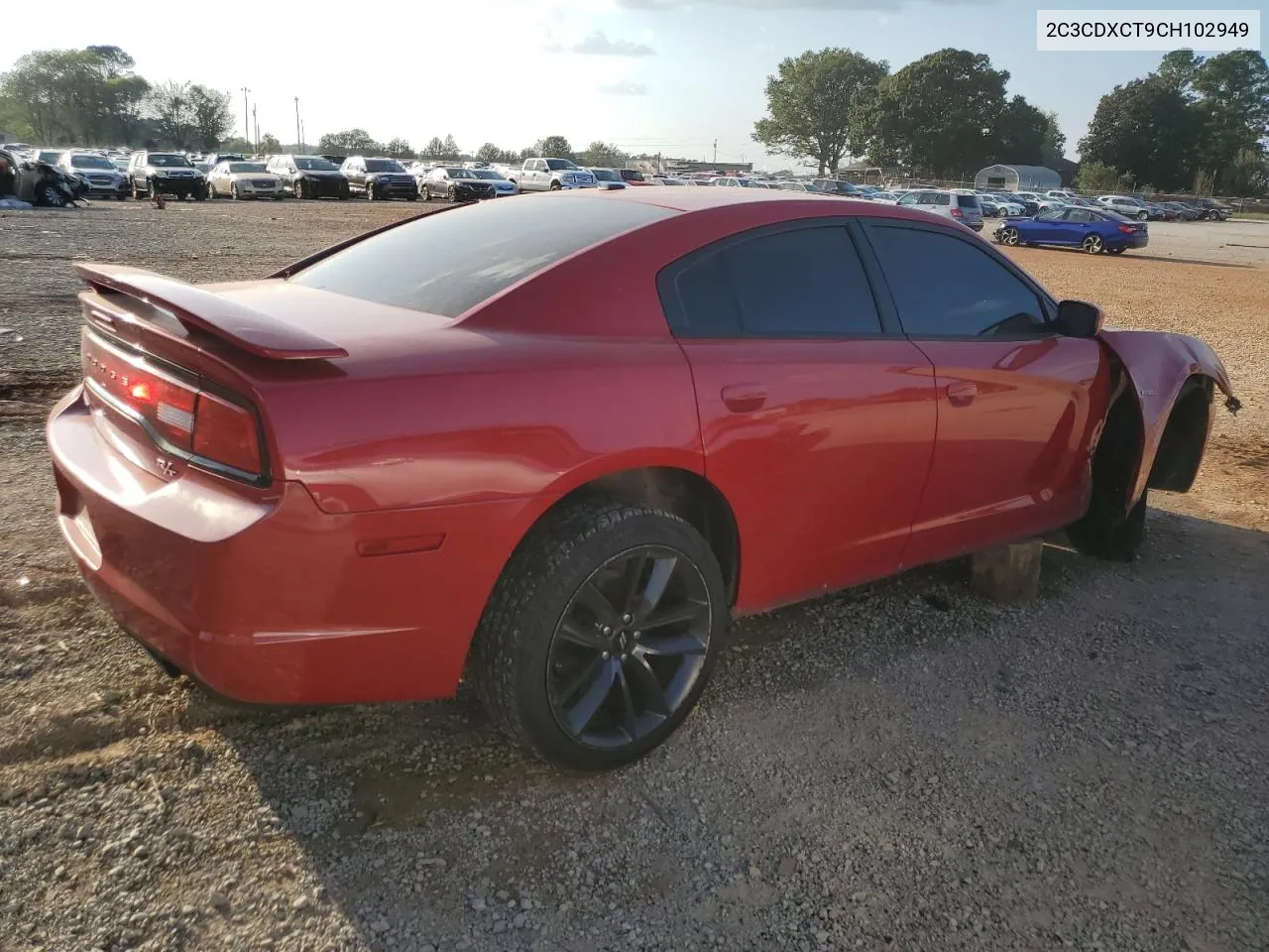 2012 Dodge Charger R/T VIN: 2C3CDXCT9CH102949 Lot: 71454794