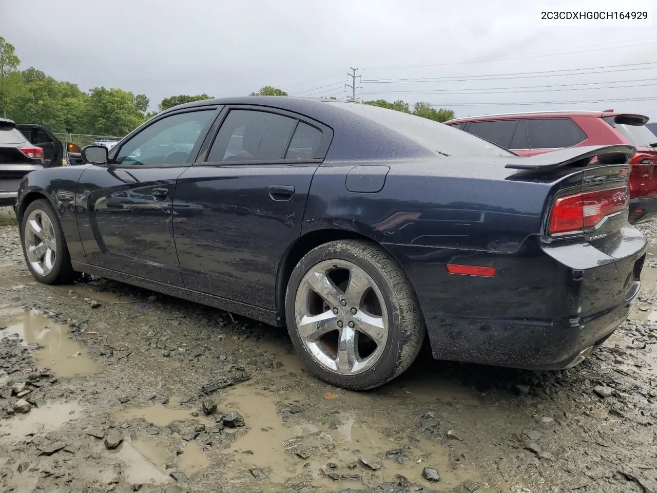 2012 Dodge Charger Sxt VIN: 2C3CDXHG0CH164929 Lot: 72173684