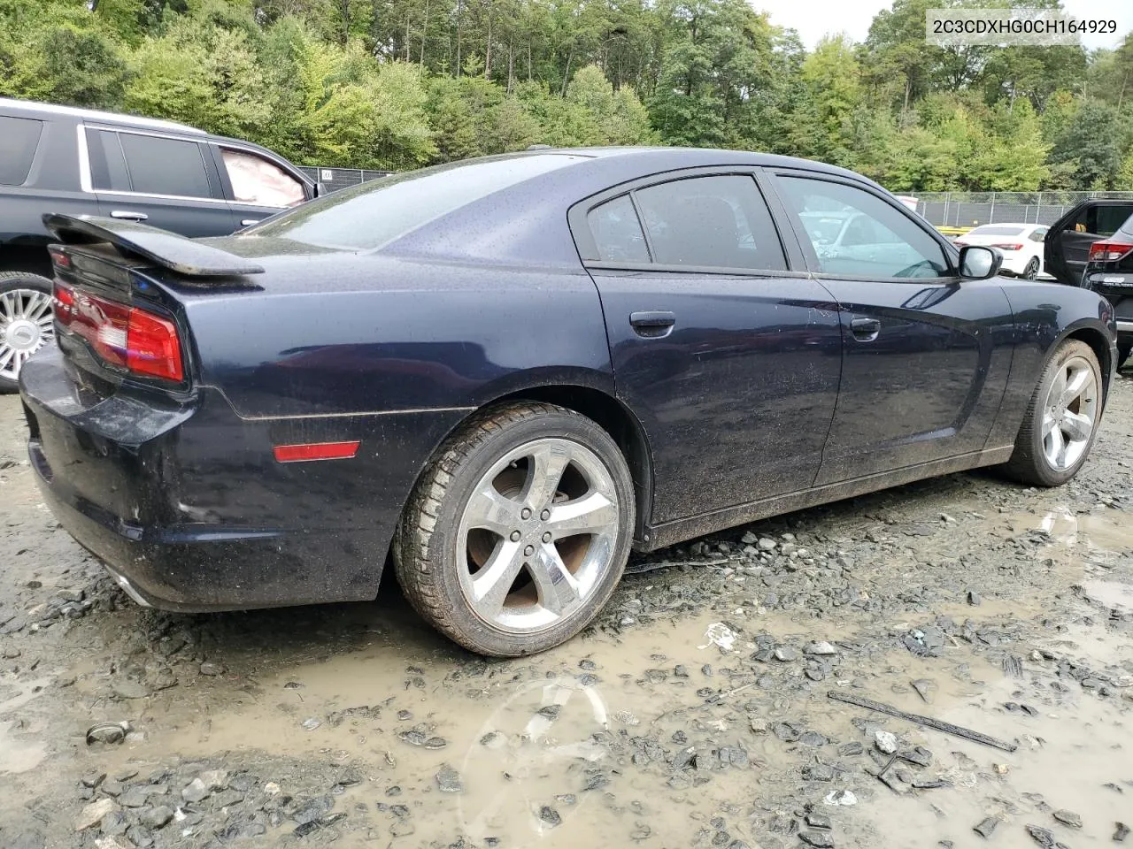 2012 Dodge Charger Sxt VIN: 2C3CDXHG0CH164929 Lot: 72173684