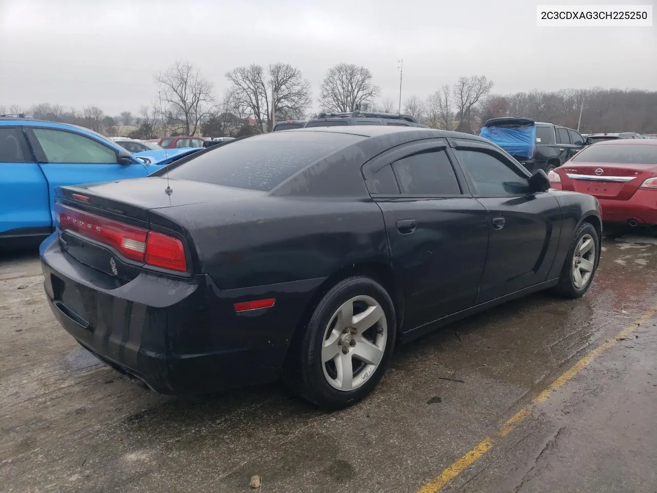 2C3CDXAG3CH225250 2012 Dodge Charger Police