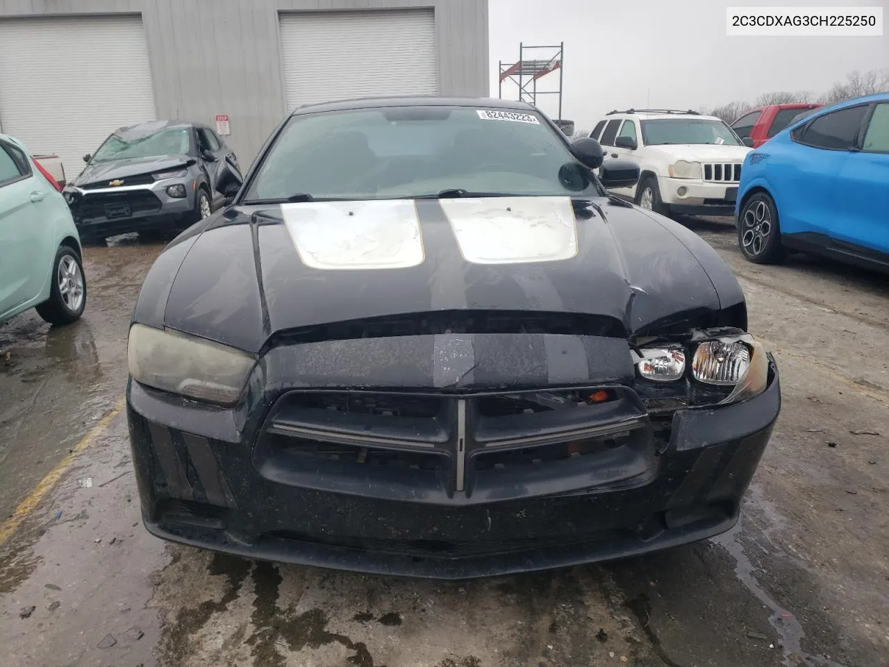 2012 Dodge Charger Police VIN: 2C3CDXAG3CH225250 Lot: 82443223