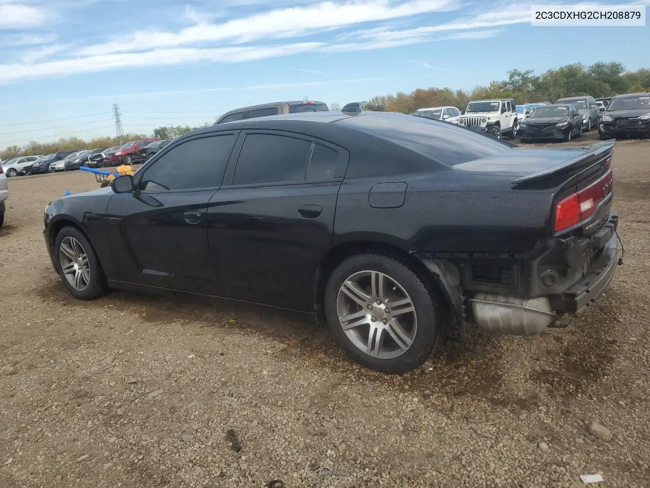 2C3CDXHG2CH208879 2012 Dodge Charger Sxt