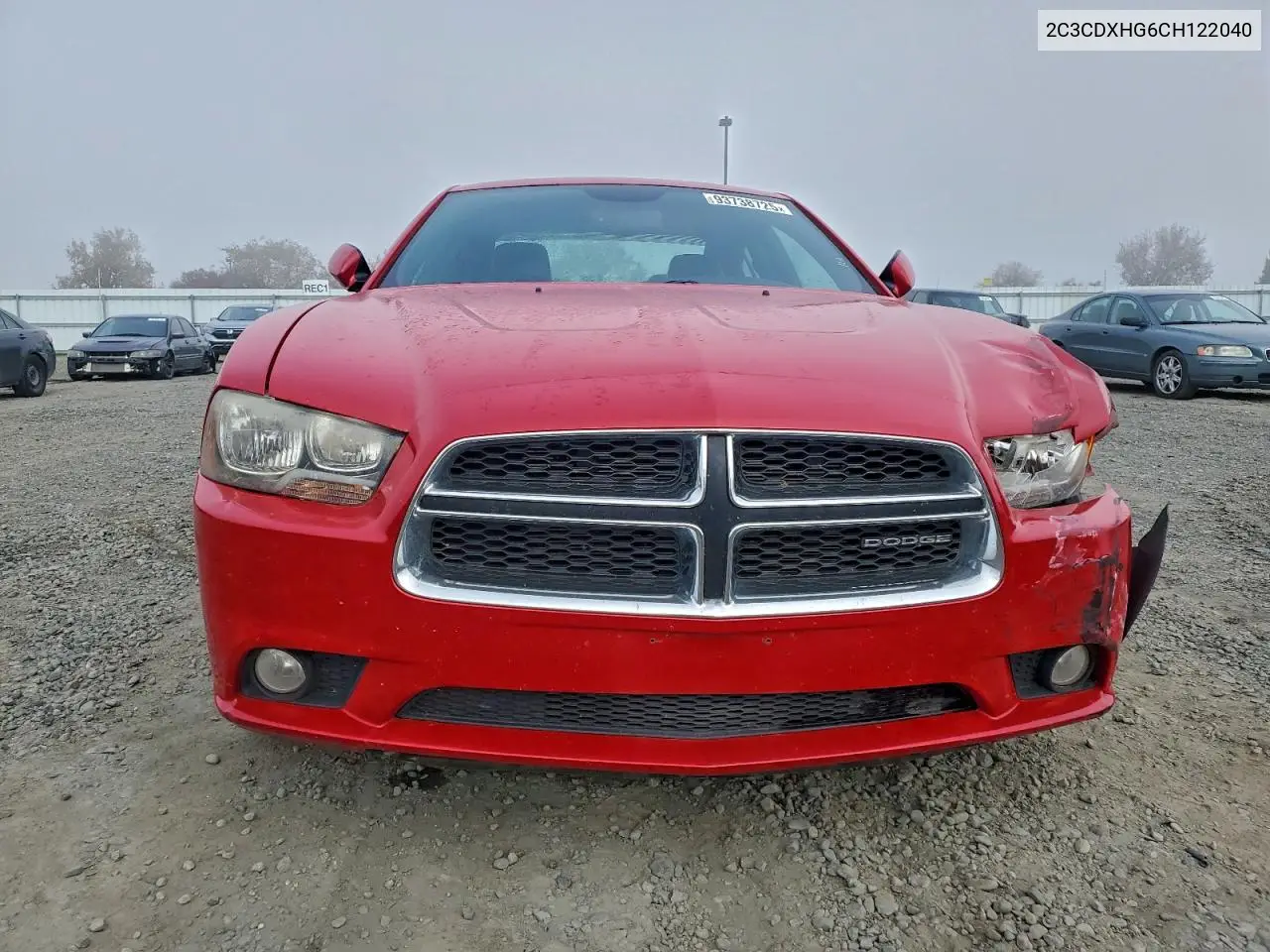 2C3CDXHG6CH122040 2012 Dodge Charger Sxt