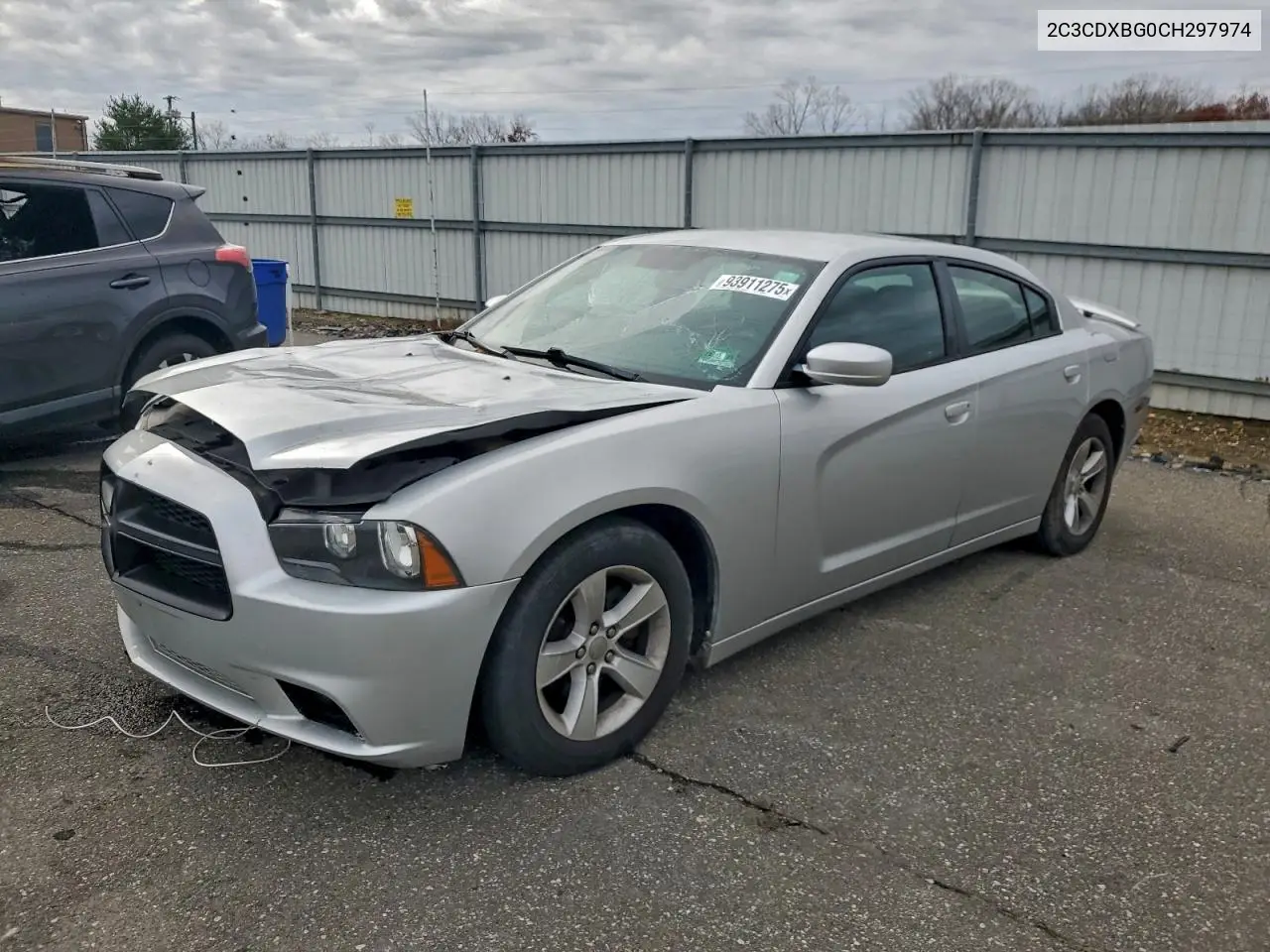 2C3CDXBG0CH297974 2012 Dodge Charger Se
