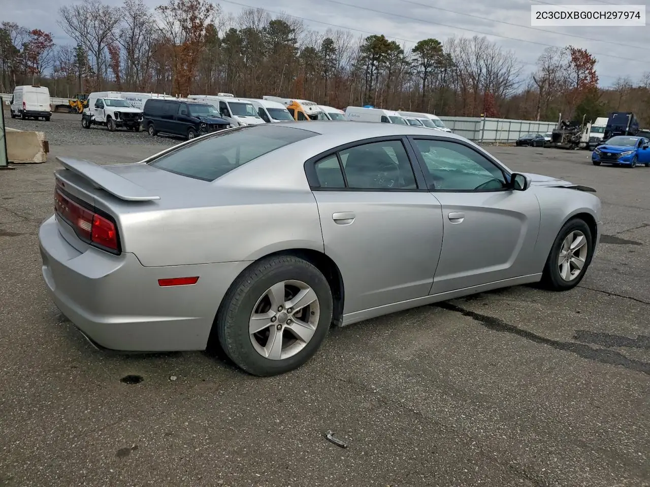 2C3CDXBG0CH297974 2012 Dodge Charger Se