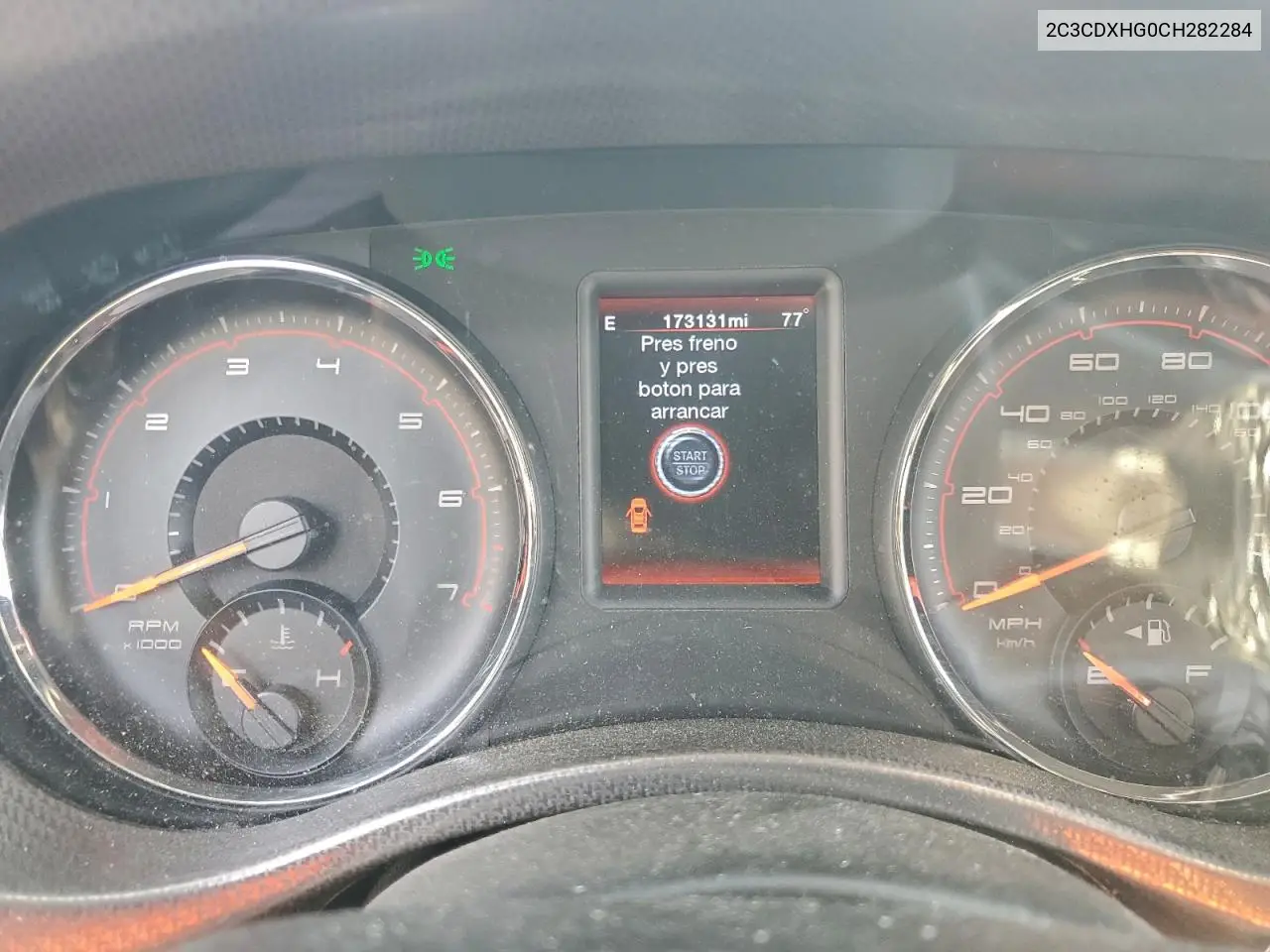 2C3CDXHG0CH282284 2012 Dodge Charger Sxt