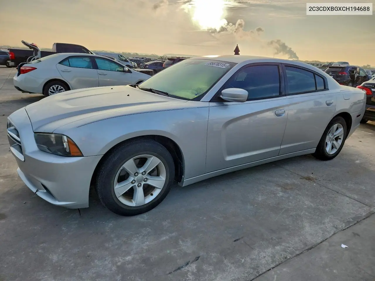 2C3CDXBGXCH194688 2012 Dodge Charger Se