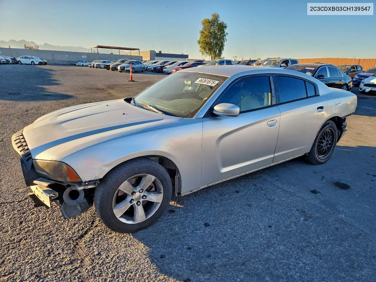 2C3CDXBG3CH139547 2012 Dodge Charger Se