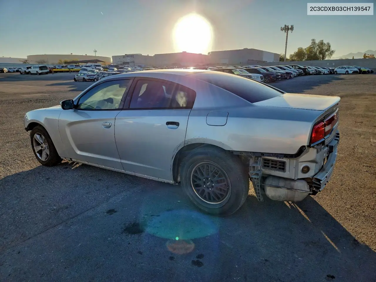 2C3CDXBG3CH139547 2012 Dodge Charger Se