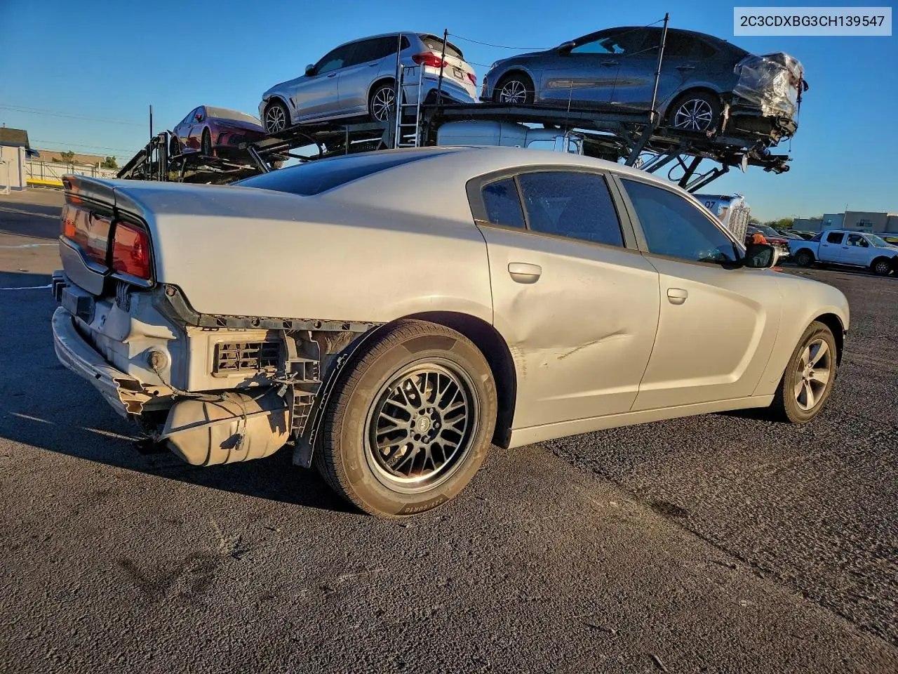 2C3CDXBG3CH139547 2012 Dodge Charger Se