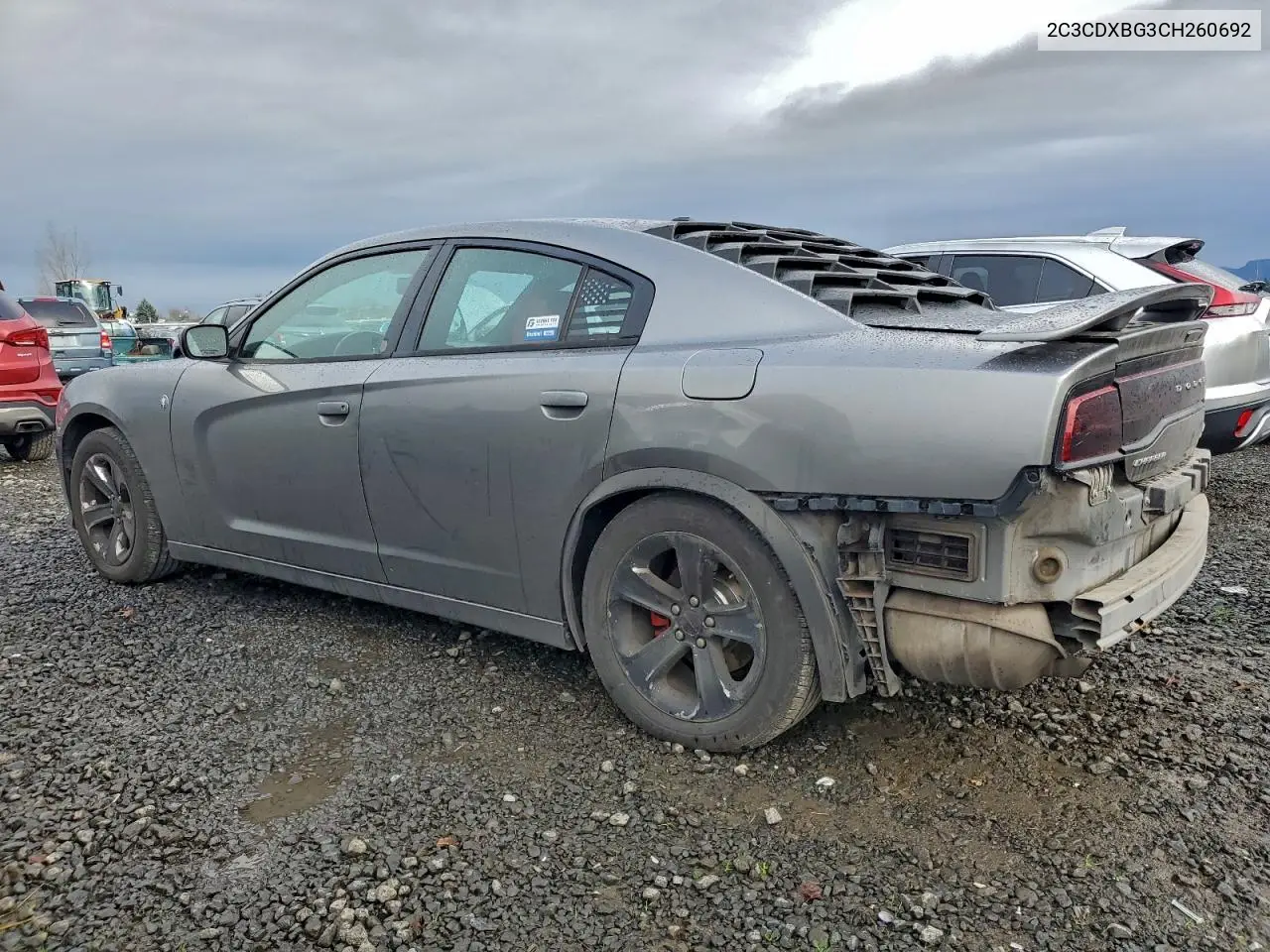 2C3CDXBG3CH260692 2012 Dodge Charger Se